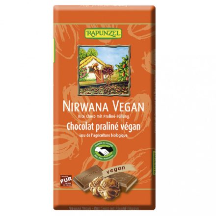 Bio Nirwana rizstejes csokoládé , vegán 100 g Rapunzel 