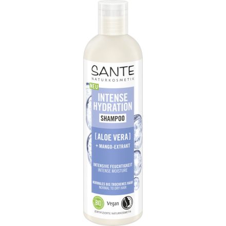 Intenzív hidratáló sampon aloe verával és mangókivonattal 250 ml Sante