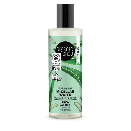 Tisztító micellás víz aloe verával és avokádóval 150 ml Organic Shop