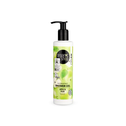 Hydrating tusfürdő almával és körtével 280 ml Organic Shop