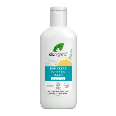 Skin Clear Pórustisztító arctonik 5 az 1-ben 200 ml Dr.Organic