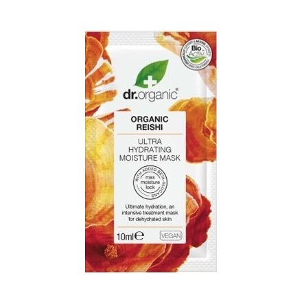 Ultra hidratáló arcmaszk bio Reishi gombával 10 ml Dr.Organic