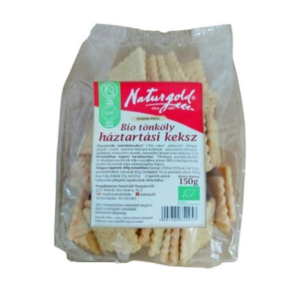 Bio tönköly háztartási keksz 150 g Naturgold