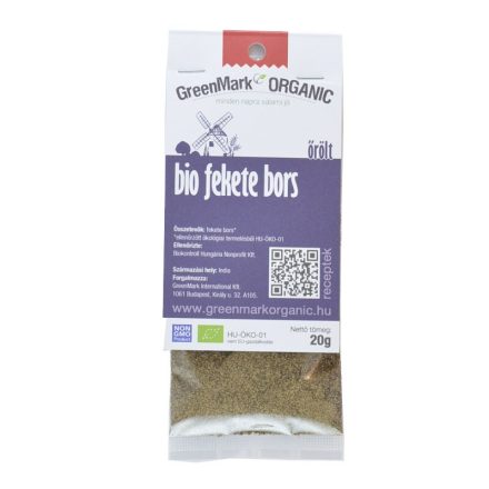 Bio Fekete bors, őrölt 20 g GreenMark