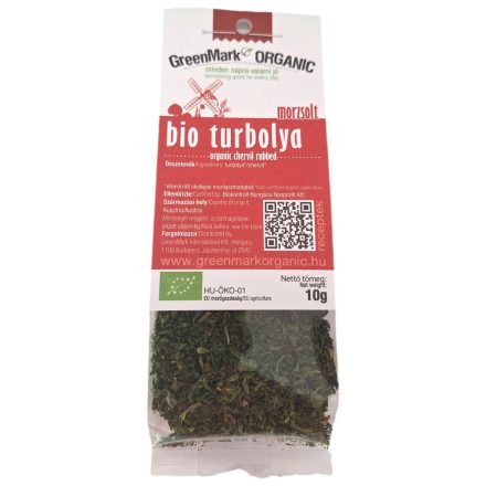 Bio Turbolya, morzsolt 10 g GreenMark