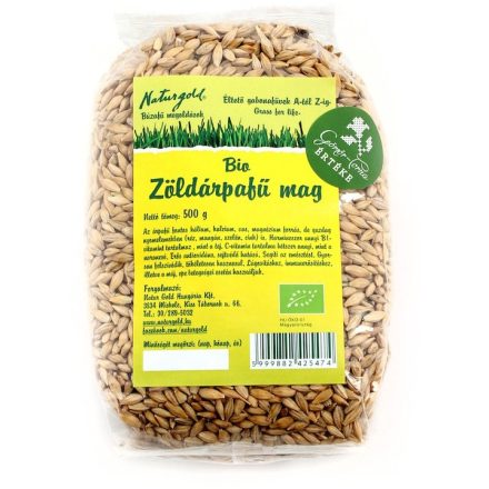 Bio zöldárpafű mag 500 g  Naturgold