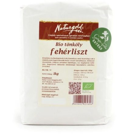 Bio tönköly fehér liszt TBL 70 1 kg  Naturgold