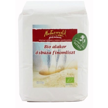 Bio alakor ősbúza fehérliszt 1 kg  Naturgold