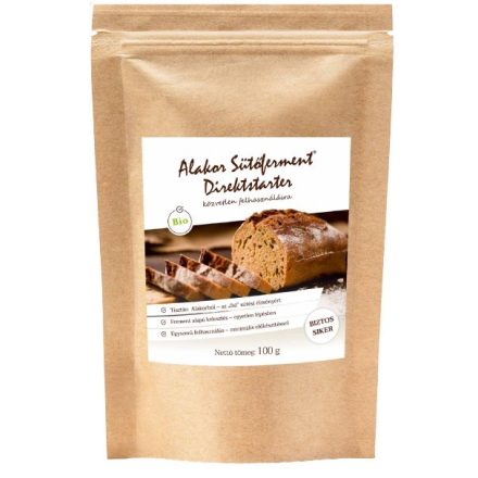 Bio alakor alapú sütőferment közvetlen felhasználásra 100 g Naturgold