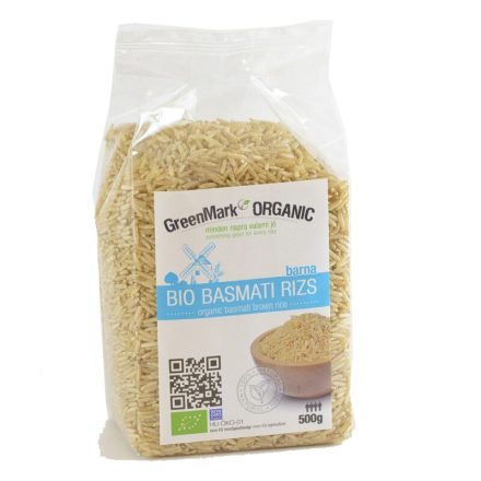 Bio Basmati barna rizs 500 g GreenMark