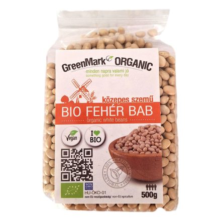 Bio Fehér bab közepes szemű 500 g GreenMark