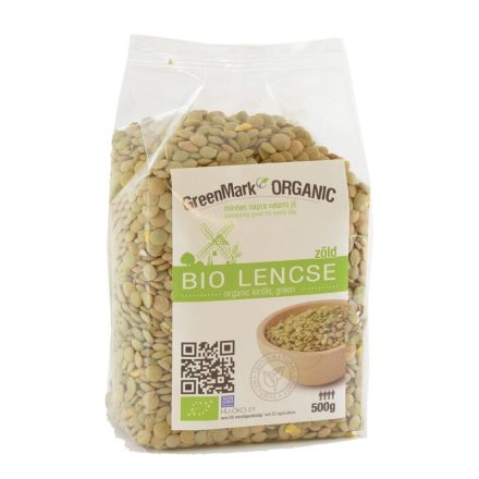 Bio Zöld lencse 500 g GreenMark